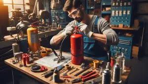 تعمیر و نگهداری کپسول آتش نشانی 04