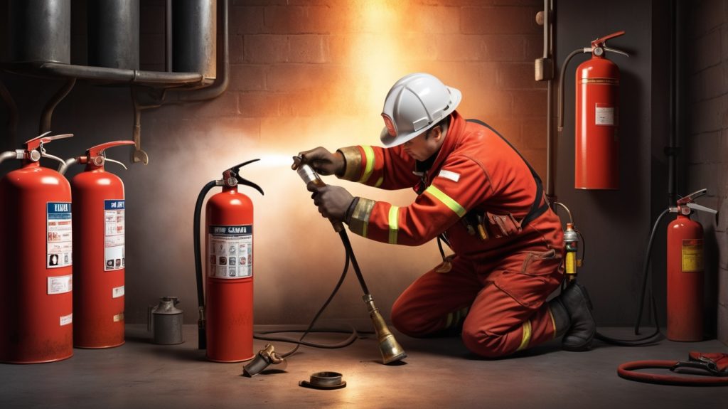 زمان شارژ کپسول آتش نشانی 04