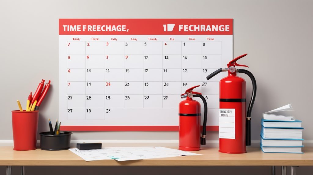 زمان شارژ کپسول آتش نشانی 05