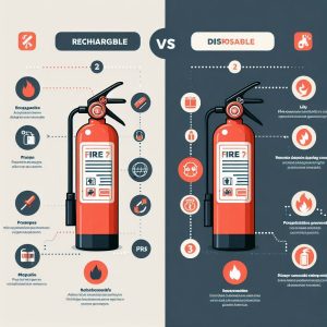 کپسول آتش نشانی قابل شارژ یا یک بار مصرف 01